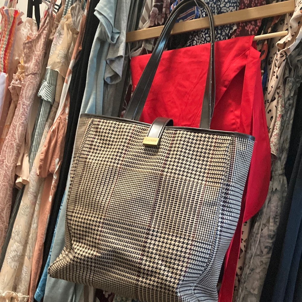 Vintage Ralph Lauren travel tote